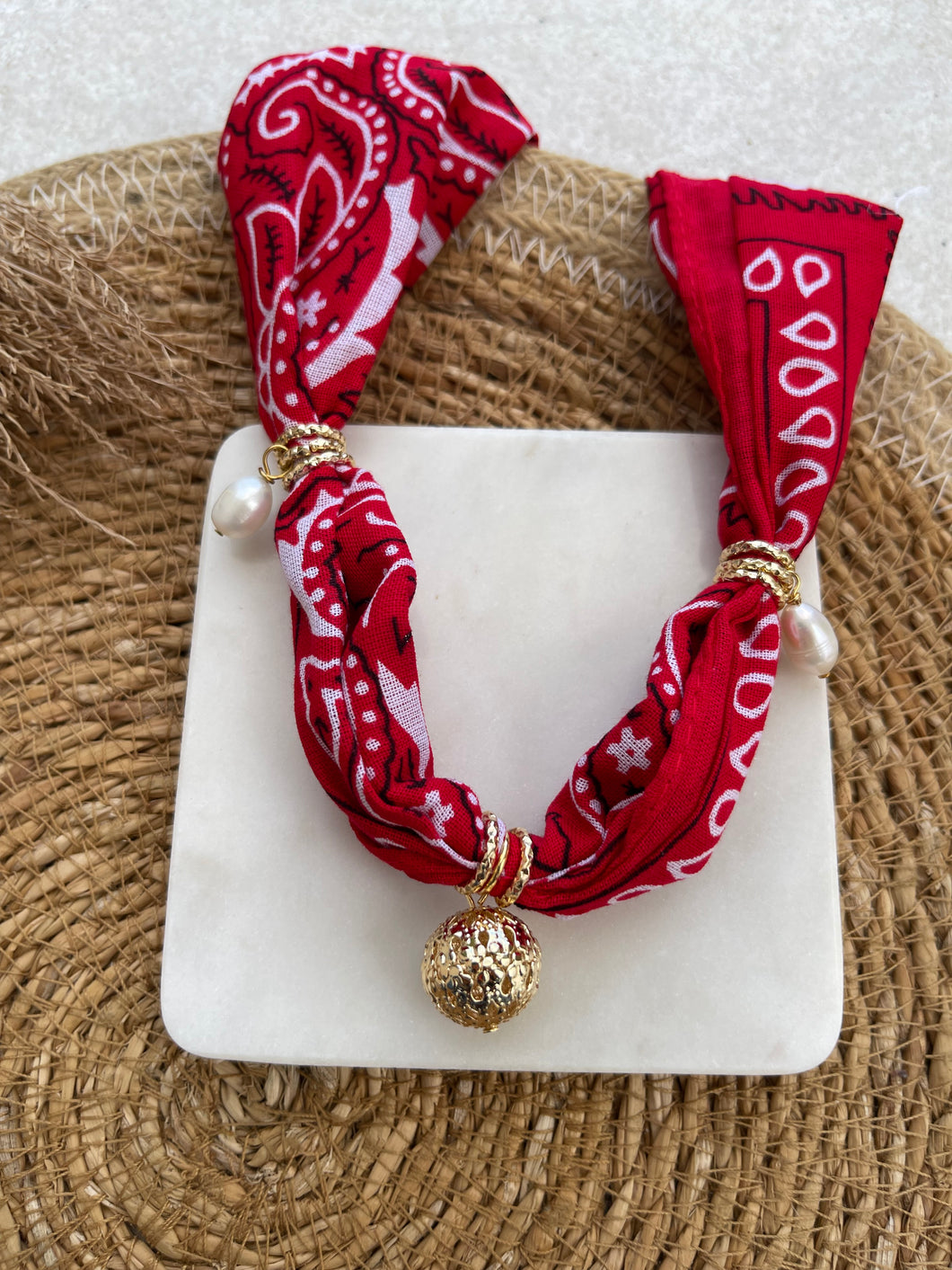 Bandana necklace